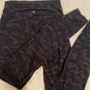 lululemon align camo pants- 28”